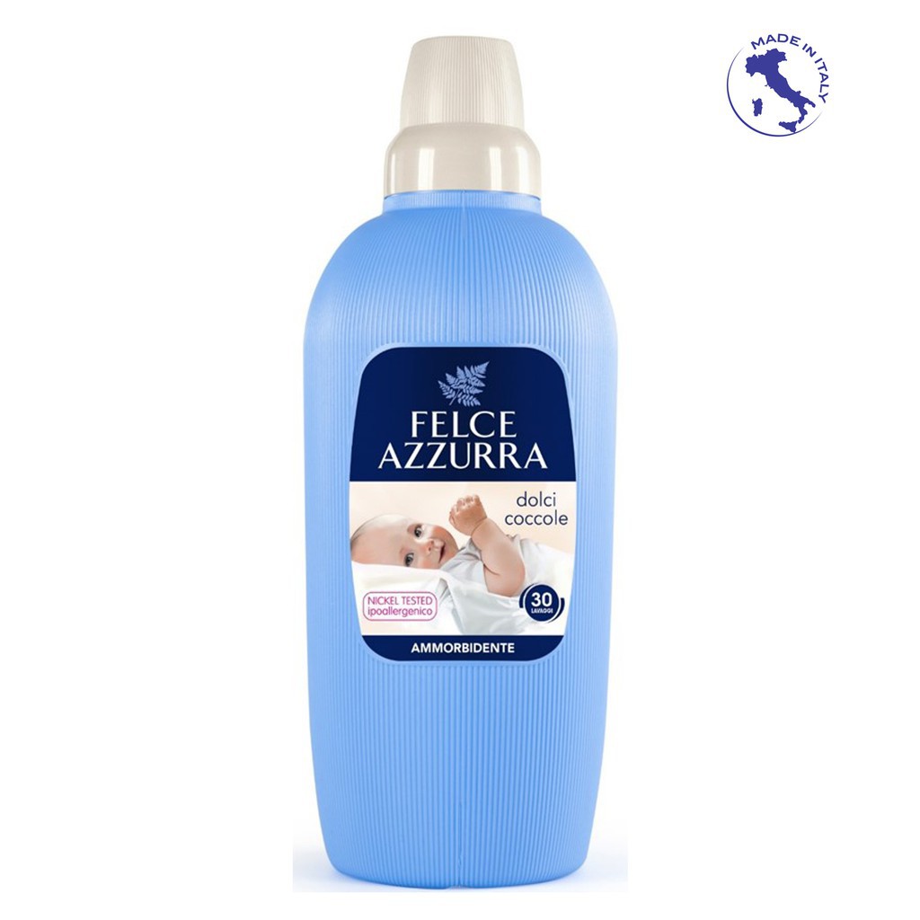 Nước xả vải nước hoa Felce Azzurra  2L amber & vanilla / cổ điển /hồng sen / sweet cuddleS