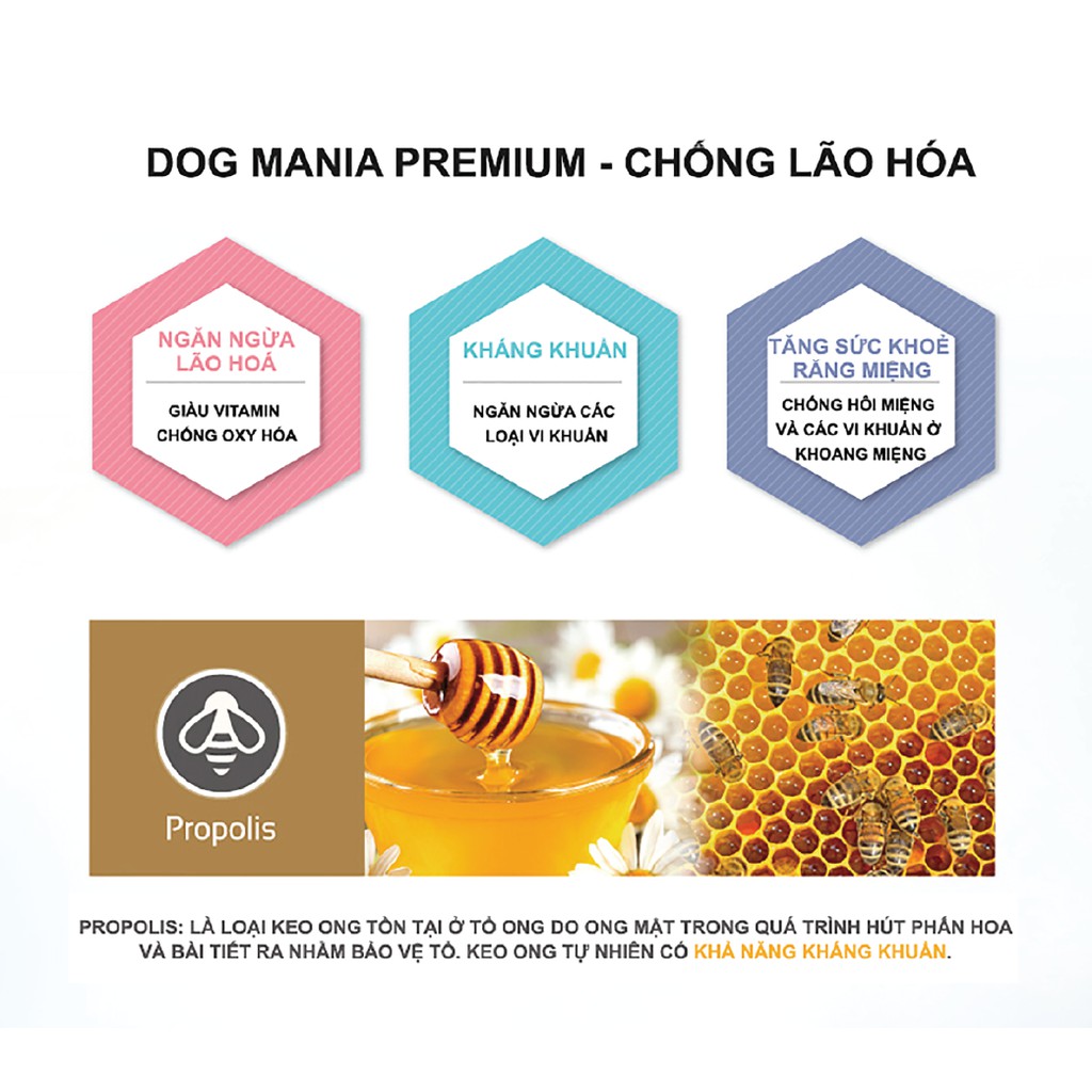 [TẶNG XÚC XÍCH] [1.5kg] THỨC ĂN HẠT CHO CHÓ DOG MANIA (HÀN QUỐC) ( thức ăn khô,thức ăn hạt, cám chó)