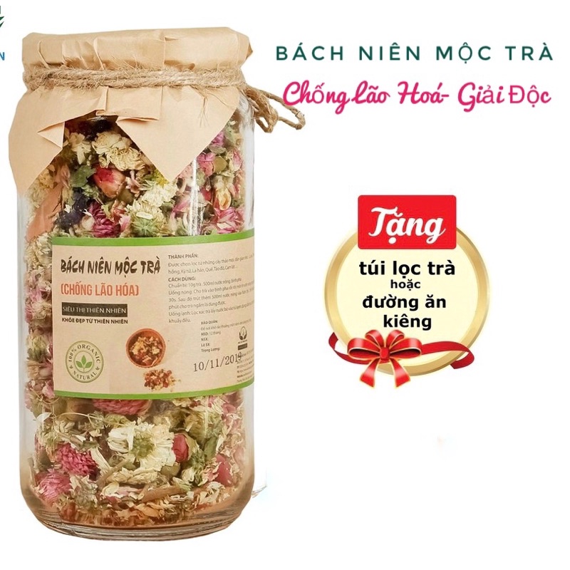 Bách Niên Mộc Trà - Trà chống lão hóa thương hiệu Mộc Sắc