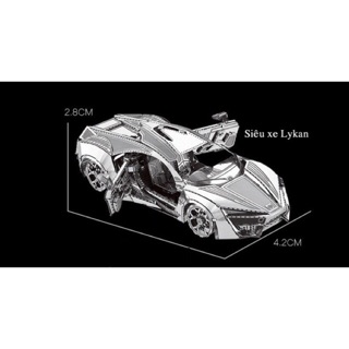 📌 Mô hình lắp ghép kim loại 3d Siêu Xe