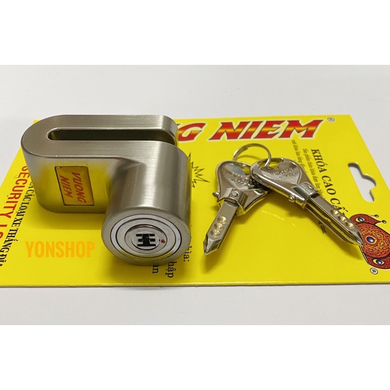 Khoá Đĩa Xe Máy  Cao Cấp Hiệu VUONG NIEM