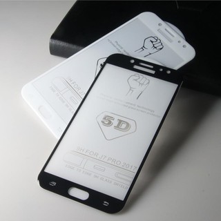 Cường lực full màn cho Samsung J7 Pro (Viền màu)