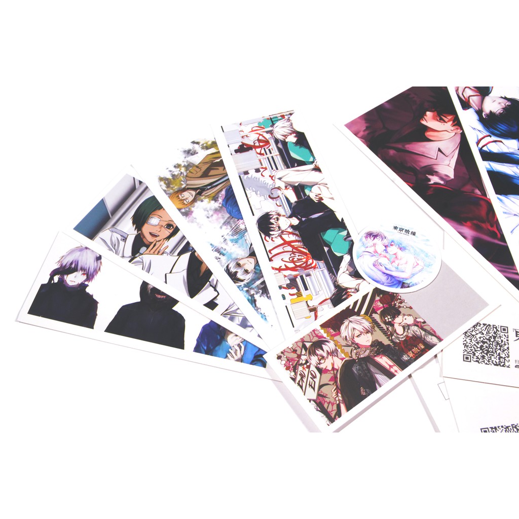 [Thanh Lý Bán Lỗ] Hộp 22 tấm ảnh, postcard, bưu thiếp anime 14.5x9.5 cm - Tokyo Ghoul [PKA] [KS22]