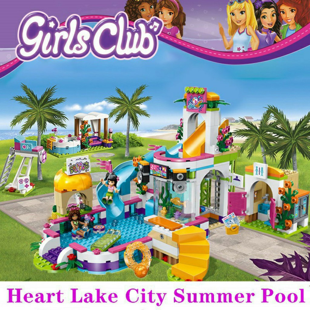 Bộ Lego Con Gái Xếp Hình Friends Biệt Thự Của Andrea & Martina 76008  Lego Cầu Trượt Mùa Hè