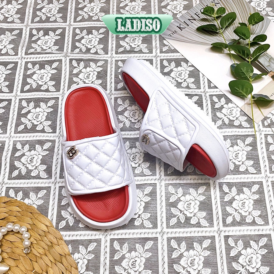 Dép nữ quai ngang siêu nhẹ  LADISO mẫu mới cực xinh  chất liệu cao cấp siêu êm - TT425