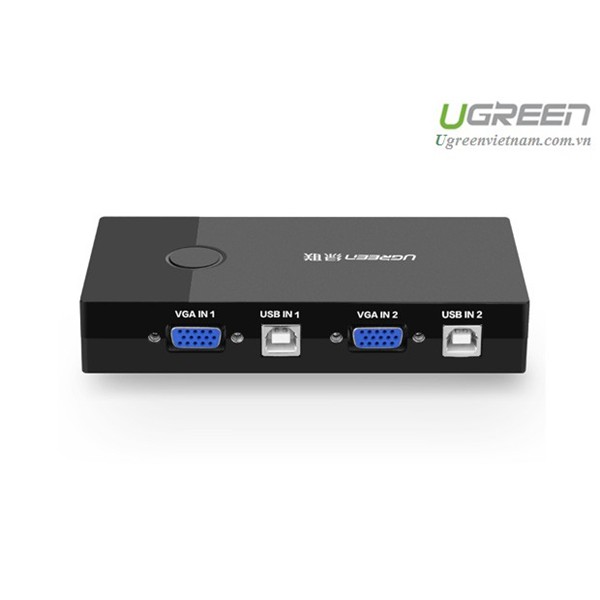 Bộ Chuyển KVM Switch  2 CPU Ra 1 Màn Hình Ugreen 30357