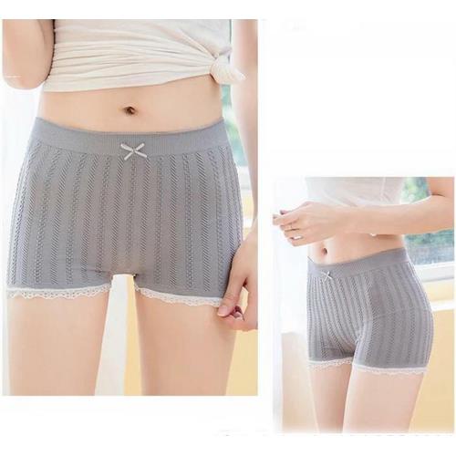 Quần mặc váy xuất Hàn viền ren gân tăm co giãn 4 chiều No.100361