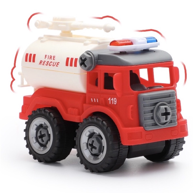 Đồ Chơi Ô Tô Xe Cứu Hỏa Lắp Ghép - Đồ Chơi Giúp Trẻ Tư Duy Tăng Tính Sáng Tạo Sóc_toystore