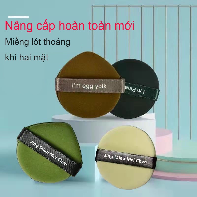 Mút trang điểm 2 Miếng hai mặt dạng tròn siêu mềm mại tiện lợi