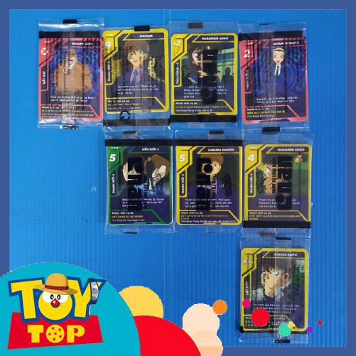 [Một cái]Thẻ Toonies Conan thám tử lừng danh Trò chơi mưu trí dạng Uno : Thẻ manh mối (3)