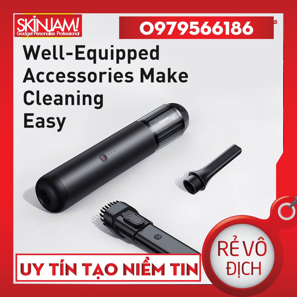 Máy Hút Bụi Cầm Tay Baseus A3 Car Vacuum Cleaner (15000pa, 135W)