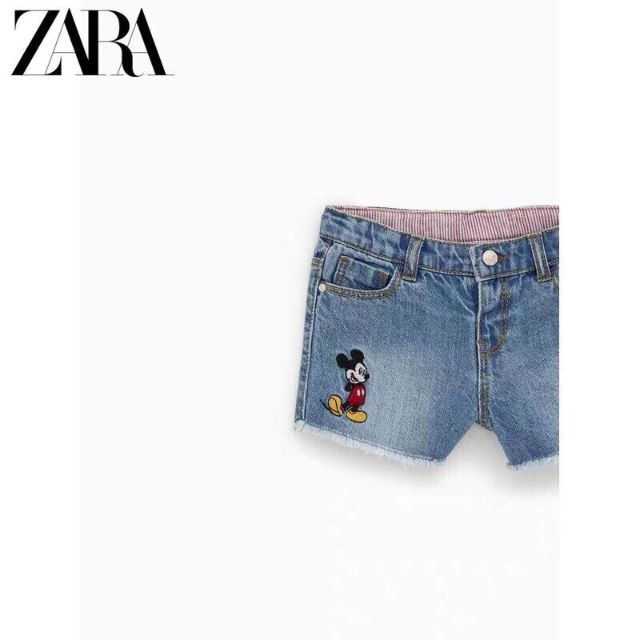 Quần short jeans  Zara bé gái