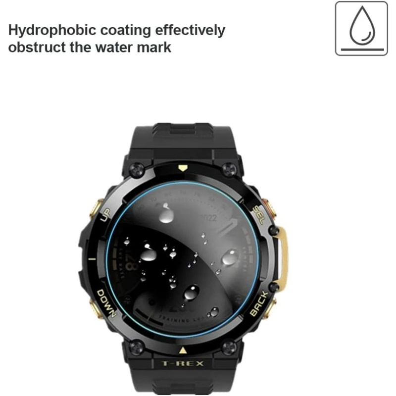 Toàn Bộ Kính Cường Lực HD Siêu Mỏng Bảo Vệ Màn Hình Đồng Hồ Thông Minh Amazfit T-Rex 2