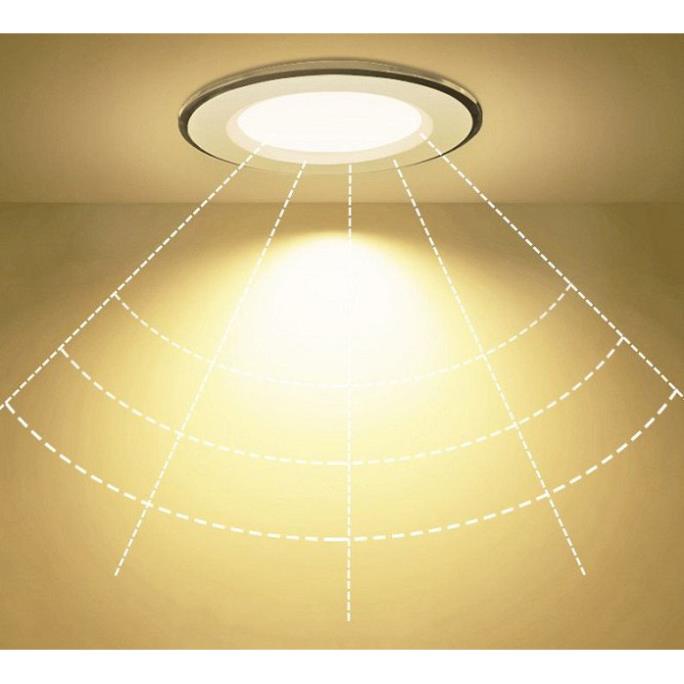Bộ 10 Đèn LED âm trần đổi màu 5w, đèn trang trí phòng ngủ giá rẻ, chất lượng