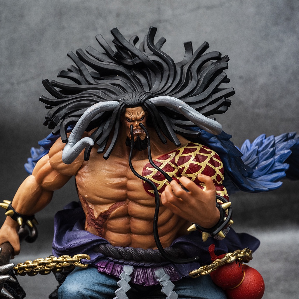 Mô hình One Piece tứ hoàng Kaido dạng người cao 19cm - Mô hình trang trí One Piece Figure Kaido bách thú