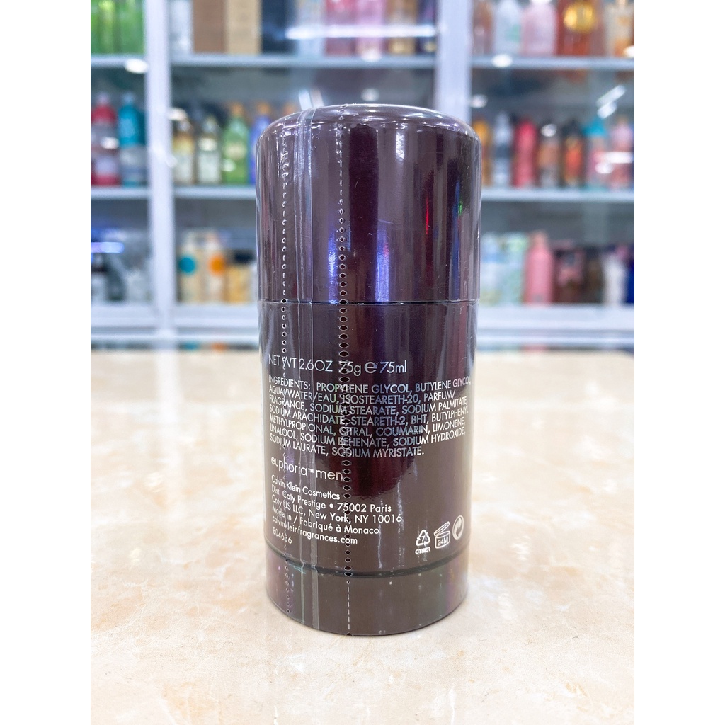 LĂN KHỬ MÙI CAO CẤP CK EUPHORIA MEN 75G MADE IN MONACO