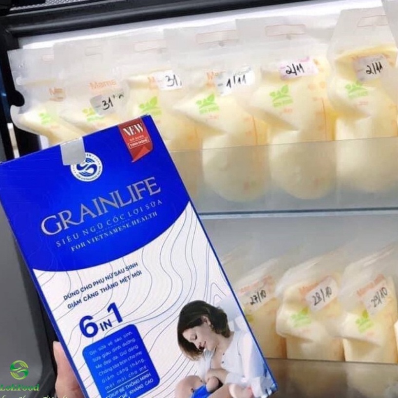 Siêu ngũ cốc lợi sữa 6in1 Grainlife - Hũ 500G