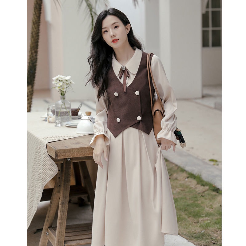 Áo / Đầm / Set phong cách retro thời trang thu đông dành cho nữ