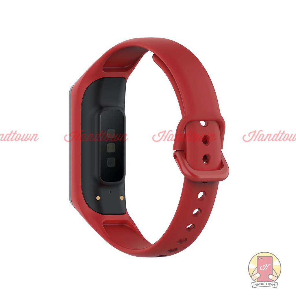 Dây đeo silicon thay thế cho đồng hồ vòng đeo tay thông minh Samsung Galaxy Fit 2 Fit2 SM-R220 cao su