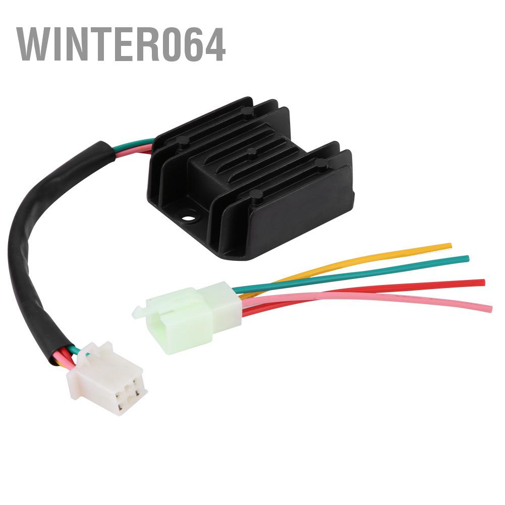 Bộ chỉnh lưu điều chỉnh điện áp 4 dây cho Xe máy Thuyền Động cơ ATV GY6 50 150cc Xe tay ga Winter064