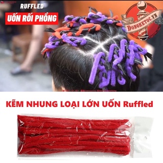 Kẽm nhung uốn tóc Ruffled sợi to