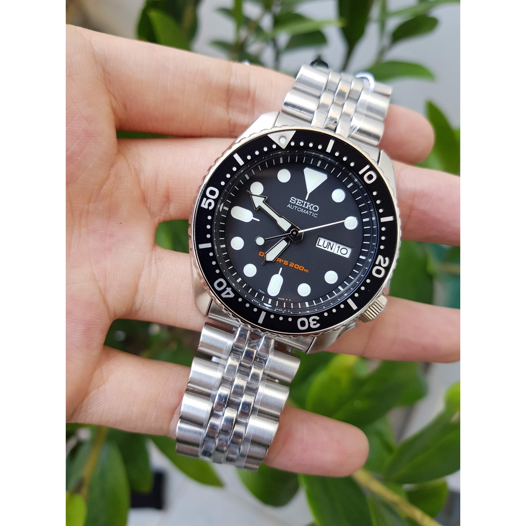 ĐỒNG HỒ NAM SEIKO DIVER'S SXK007K2 , MÀU ĐEN , SIZE 43MM
