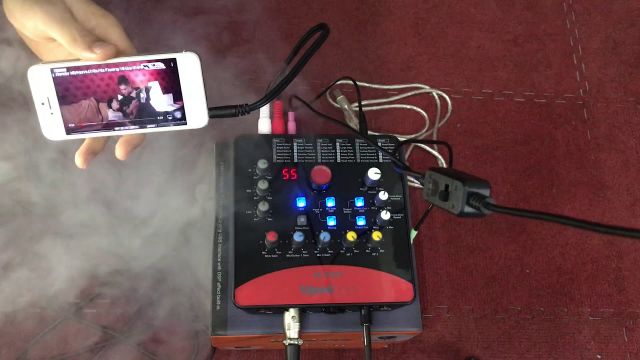 Combo livestream thu âm mic PC K500 + sound card icon upod pro