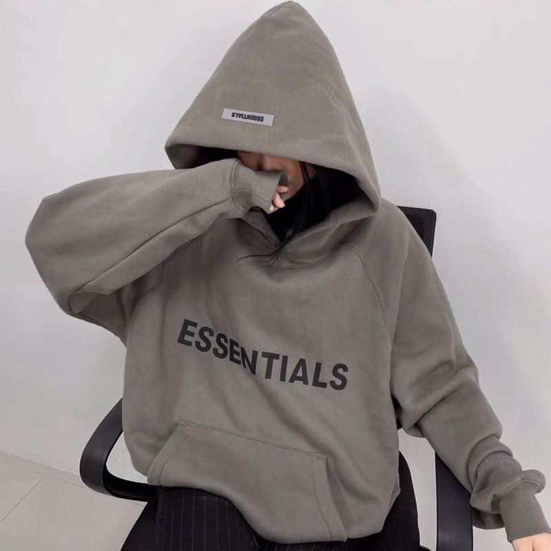 [Freeship]-Áo Hoodie ESSEN unisex nhiều màu sắc phom rộng vải cực dày full tag | BigBuy360 - bigbuy360.vn