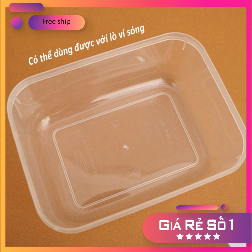 ⚡️FREESHIP⚡️ Bộ 5 hộp trữ đồ đông-hộp  nhựa đựng thức ăn lạnh bầu Việt Nhật dễ dàng sử dụng giá rẻ.