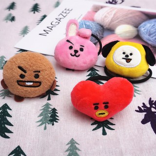 Cột Tóc Cục Bông BT21, Cooky,TATA,Chimmy....