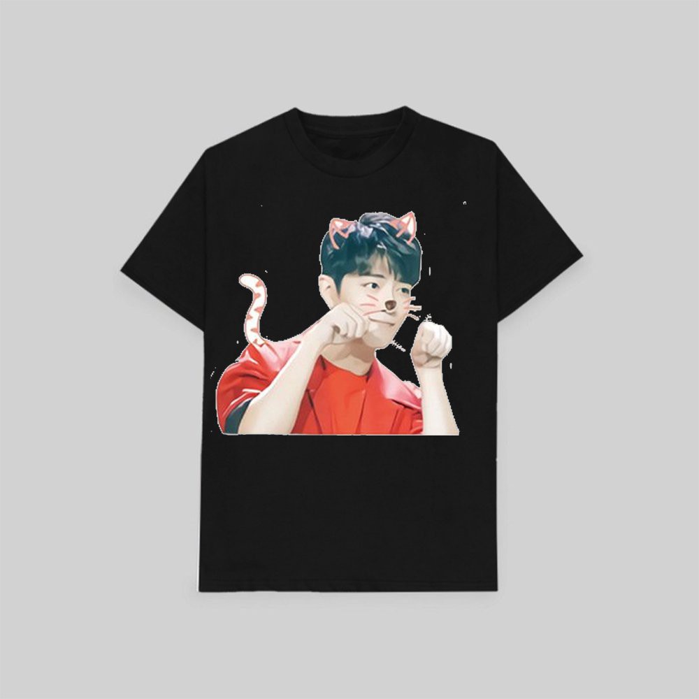 Áo thun phông đen in hình Tiêu Chiến