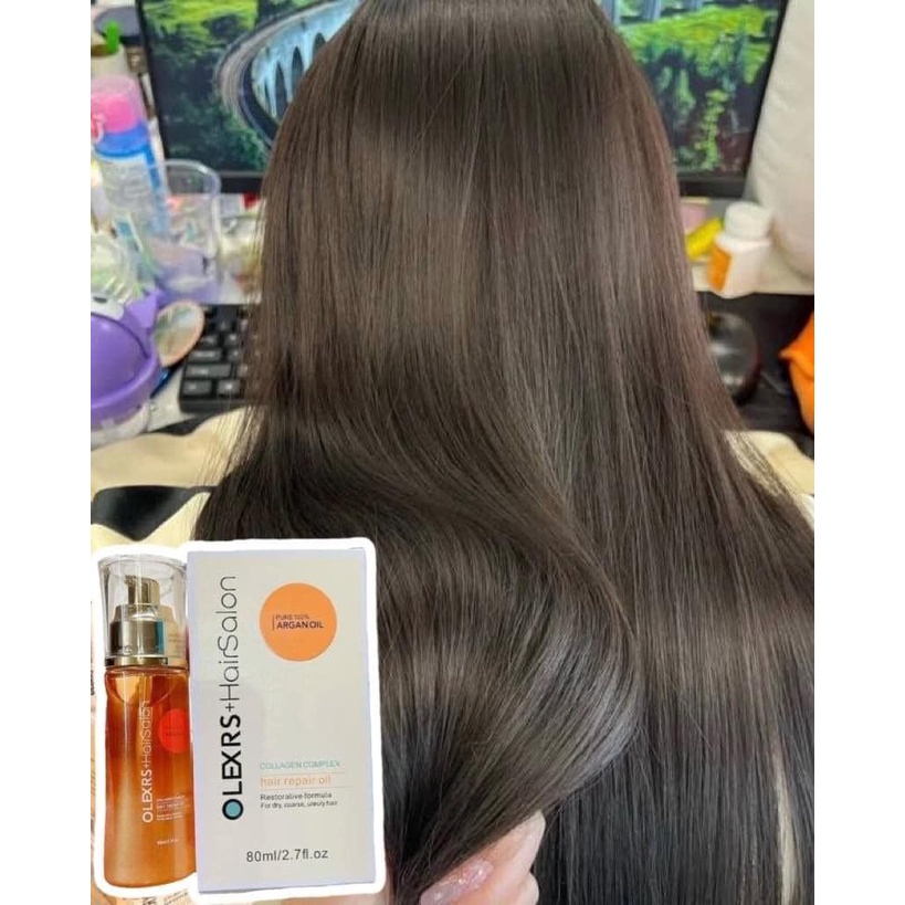 Dưỡng Tóc Olexrs Phục Hồi Tóc Hư Tổn Collagen Complex Hair Repair Oil - 80ml