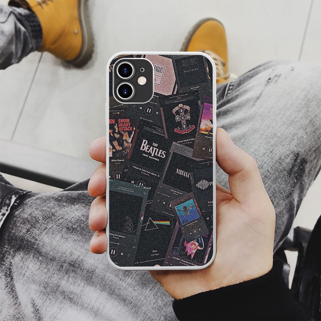Ốp Lưng The Beatles NIRVADA GUNS and ROSES cho Iphone 5 6 7 8 Plus 11 12 Pro Max X Xr PAP20210367