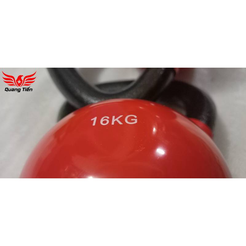 Tạ ấm - tạ bình vôi bọc cao su cao cấp 16 kg Iron Bull nhập khẩu (Giá 1 quả)