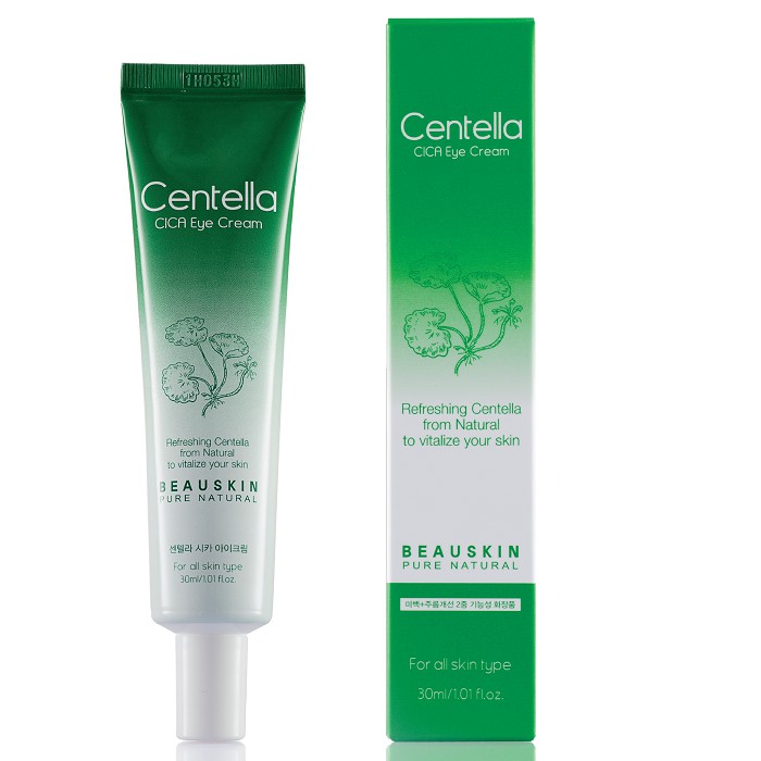 Kem Dưỡng Mắt Beauskin Centella Cica Eye Cream Hàn Quốc 30g/Tuýp- Hang chinh hang