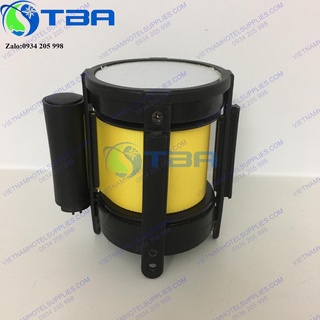 Đầu dây căng trụ chắn 5m màu vàng thay thế cho cột trụ chắn inox