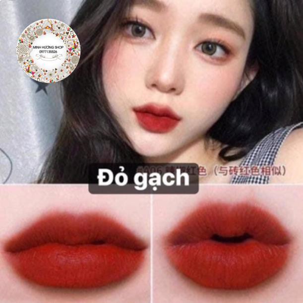 Son kem đỏ đất 24  - đỏ nâu 25 Handmade lên màu chuẩn đẹp