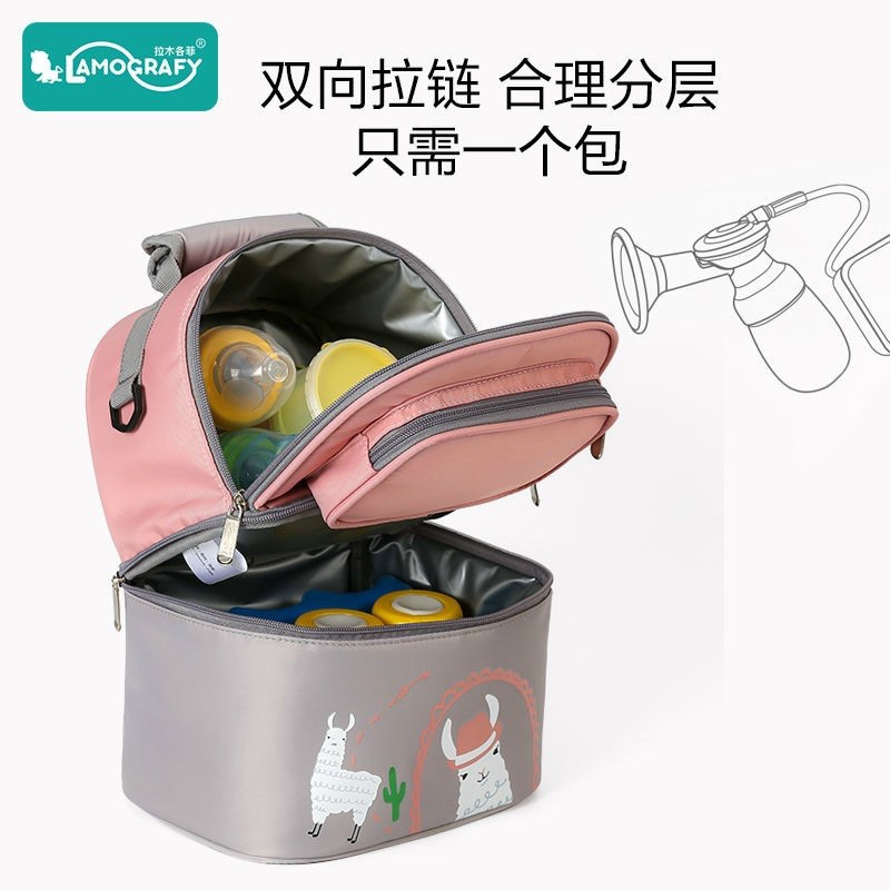 Balo bỉm sữa nội địa Trung chống thấm nước có lớp giữ nhiệt
