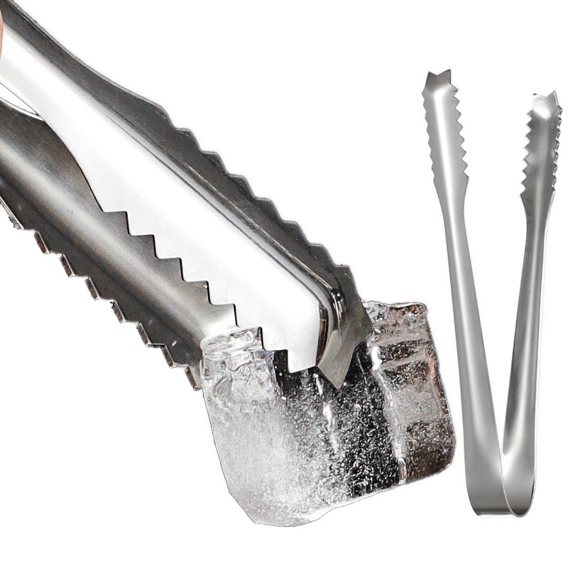 1 Kẹp Gắp Đá/Nước Đá Bằng Thép Không Gỉ