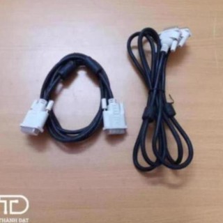 Dây cáp DVI xịn theo máy 1.5m, 2 đầu chống nhiễu