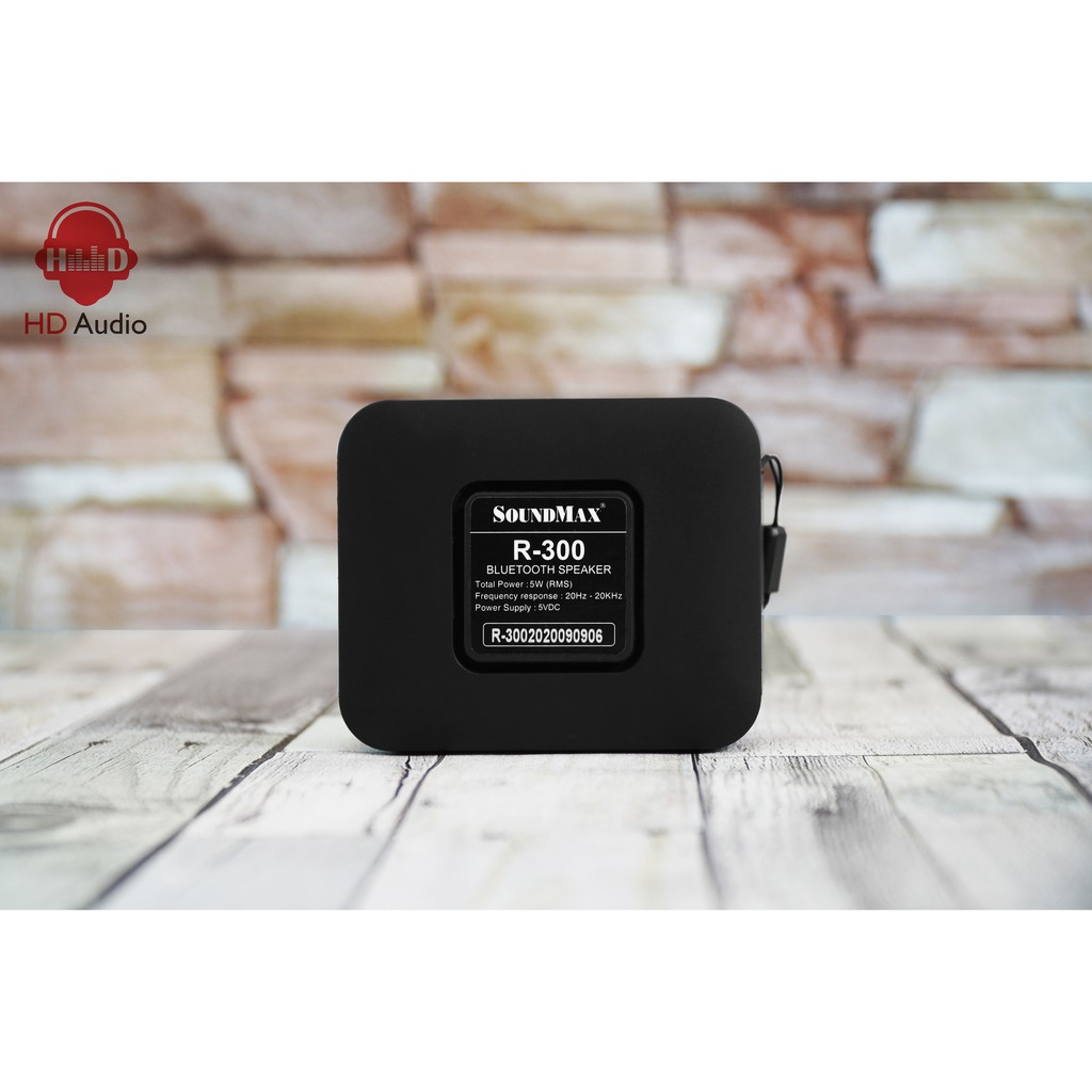 Loa bluetooth chống nước SoundMax R300 hỗ trợ True Wireless Stereo