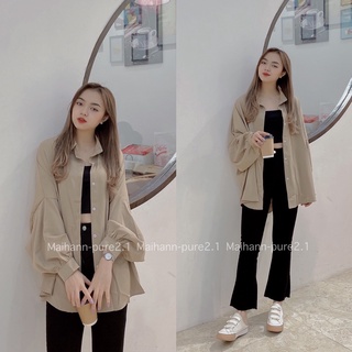 Quần jean ống loe đen co dãn nhẹ