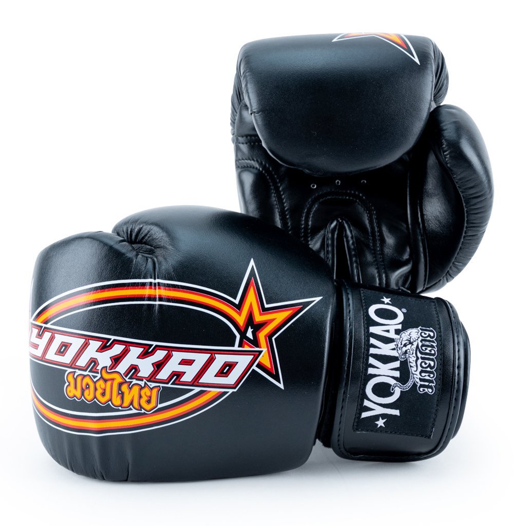 Găng tay Boxing Yokkao BYGL-Vl Vertical - Black