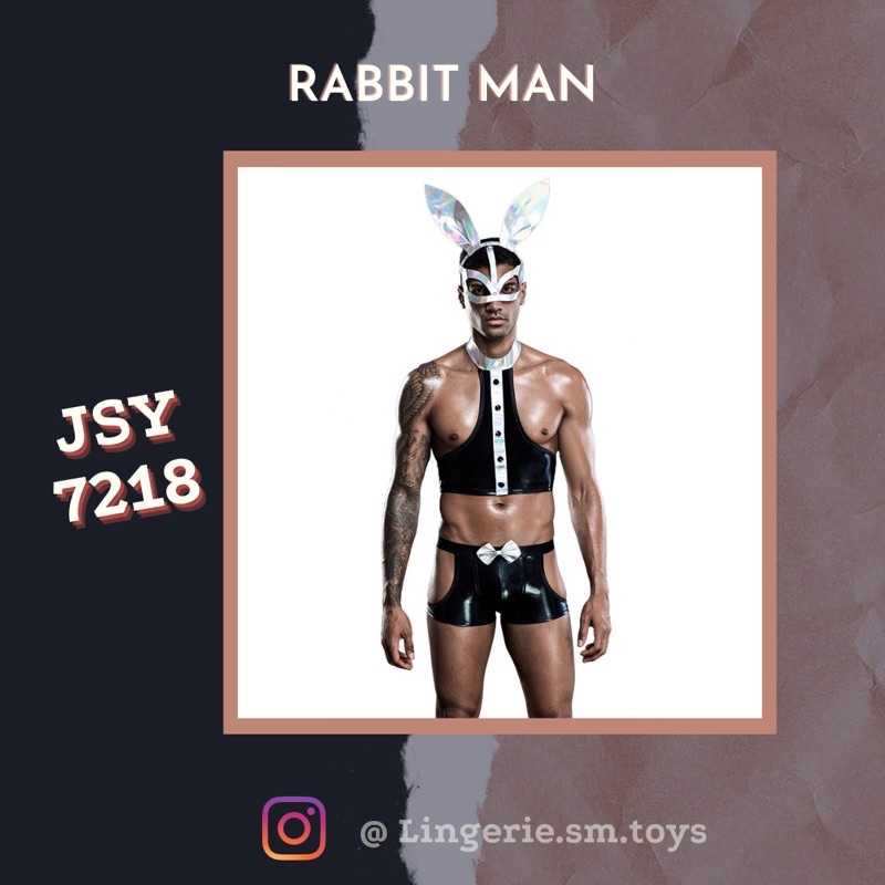 JSY7218 - Trang Phục Hoá Trang Cho Nam Giới Phong Cách Thỏ Gợi Cảm