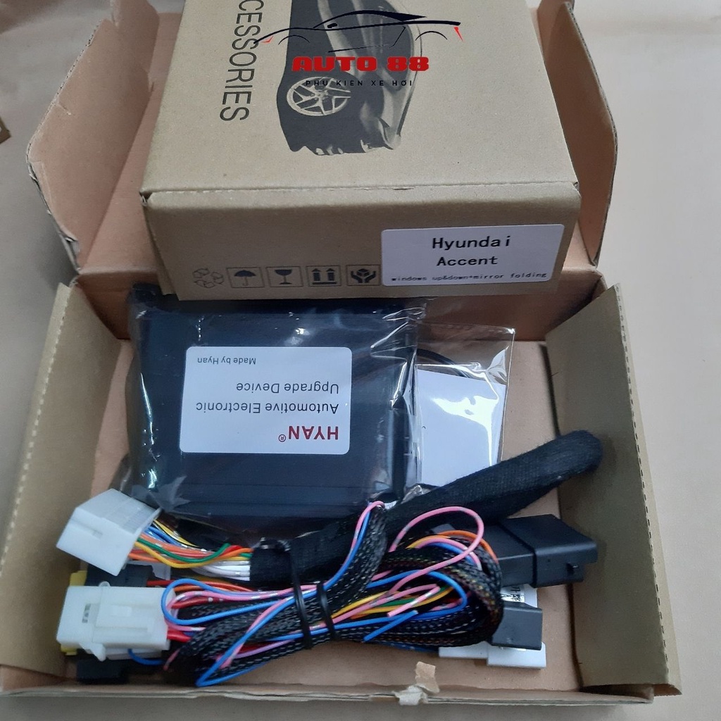 Gập gương lên xuống kính tự động Hyundai Accent 2019 - 2021 Auto88.Officialstore, có kỹ thuật viên hỗ trợ lắp đặt