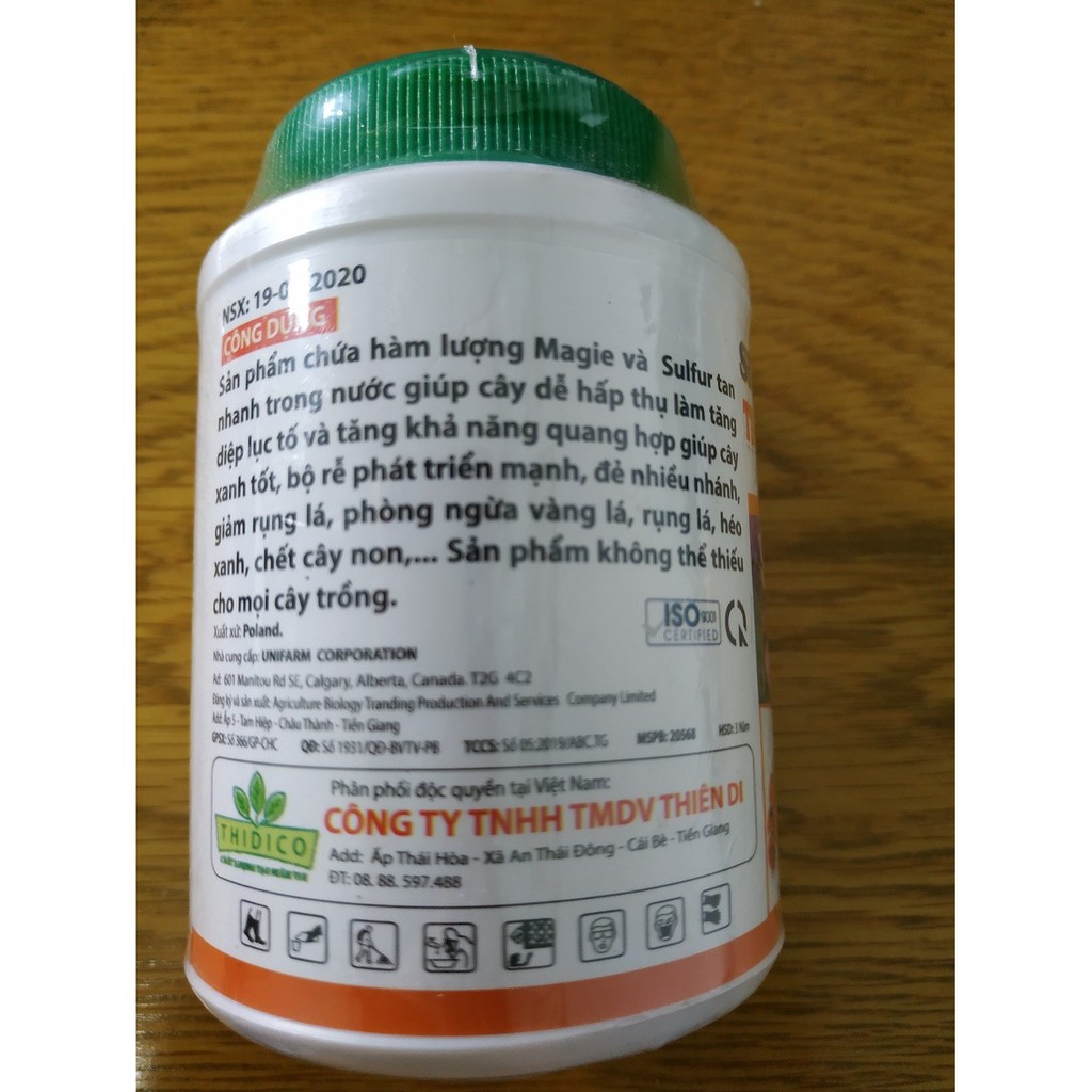 Phân bón lá Super Magie biến vàng thành xanh - chai 100 gram
