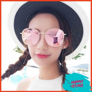 [GIÁ SỈ] Mắt Kính Oval Tròn Thời Trang ❤️FREESHIP❤️ Gọng Kính Mát Nam Nữ Hàn Quốc Tinh Tế H147