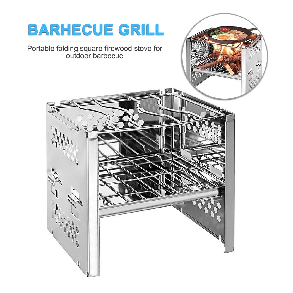 Lò Nướng Bbq Mini Có Thể Gấp Gọn Tiện Dụng Khi Đi Dã Ngoại