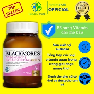 Blackmores Pregnancy and Breast-Feeding Gold bổ sung Vitamin cho bà bầu lọ 180 viên