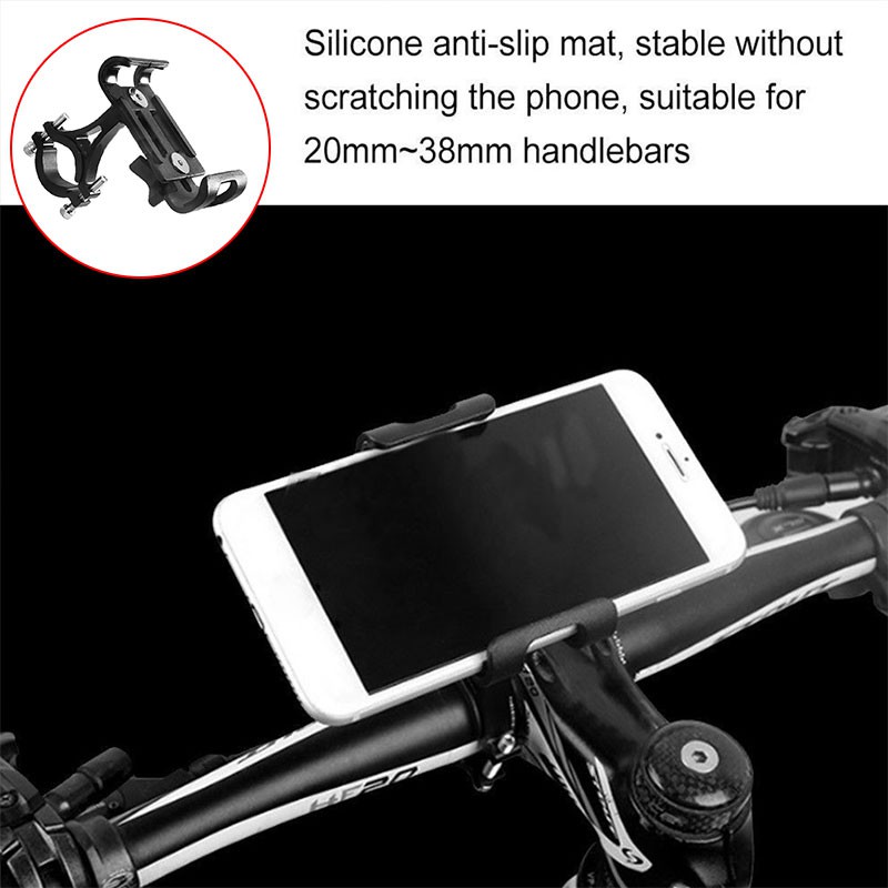 NELV ● Chất lượng cao hợp kim nhôm giữ điện thoại di động trên xe đạp đi xe đạp công cụ cần thiết